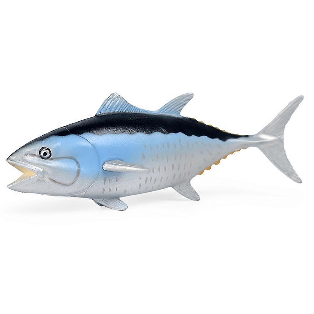 Lifelike Fish Figurines Made of PVC for Display Assorted Color Small Size