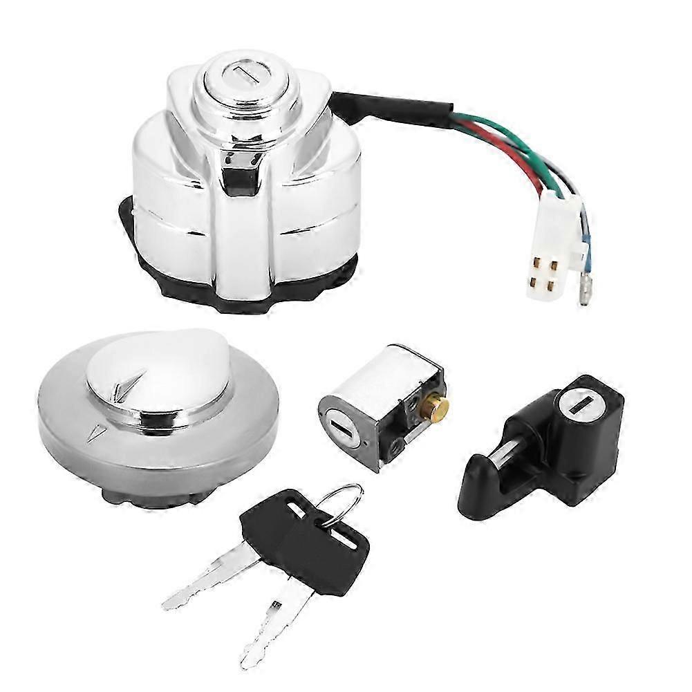 Ignition Switch Gas Cap Helmet Steering Lock Key for Honda VT600 Shadow 400 750 YEMAA
