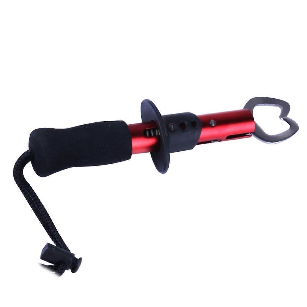 Robust Fish Gripper Pliers For Freshwater Use With Non-Slip Grip Red Angling Tool