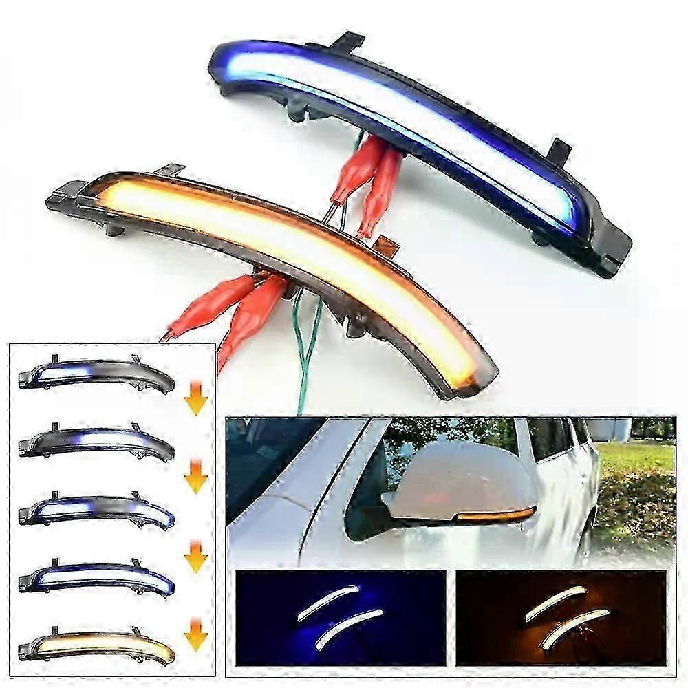 2 Pieces Compatible For Skoda Octavia 2009-2013 Superb 2008-2014 Dynamic Led Turn Signal Blinker Mirror Flasher Light mi