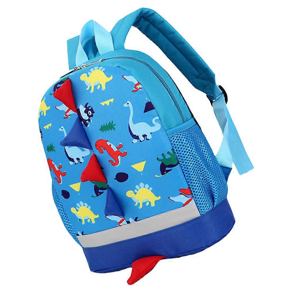 Dinosaur Backpack For Kids Ideal For Daily Use With Adjustable Strap Size 30X25X10Cm 1Pc