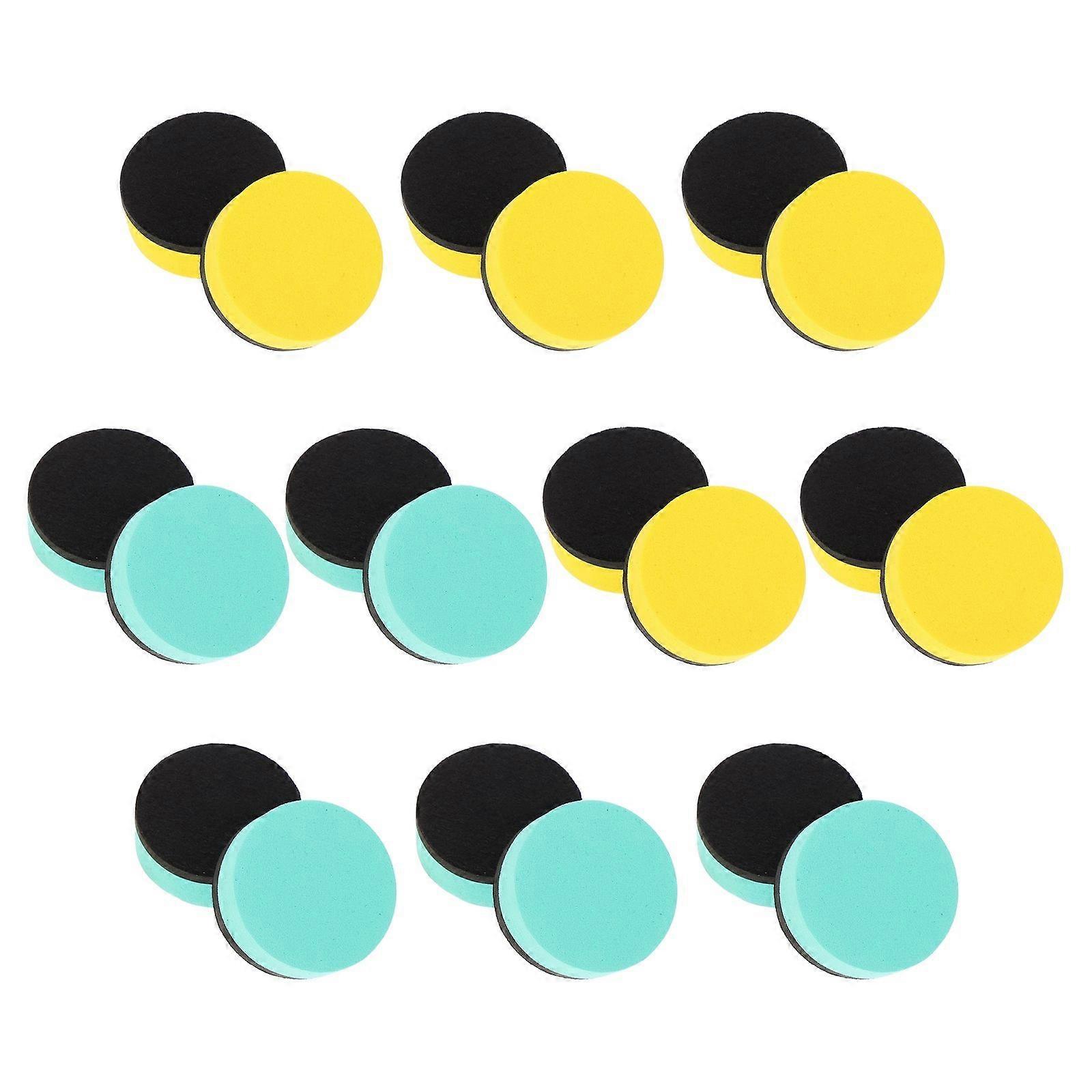 Magnetic Whiteboard Erasers with Felt Bottom for Cleaning Glass Whiteboards 20pcs