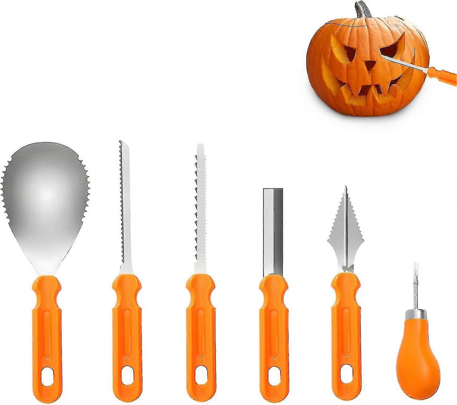 Professional Pumpkin Carving Tools Set with Portable Handbag for DIY Artwork Crafts