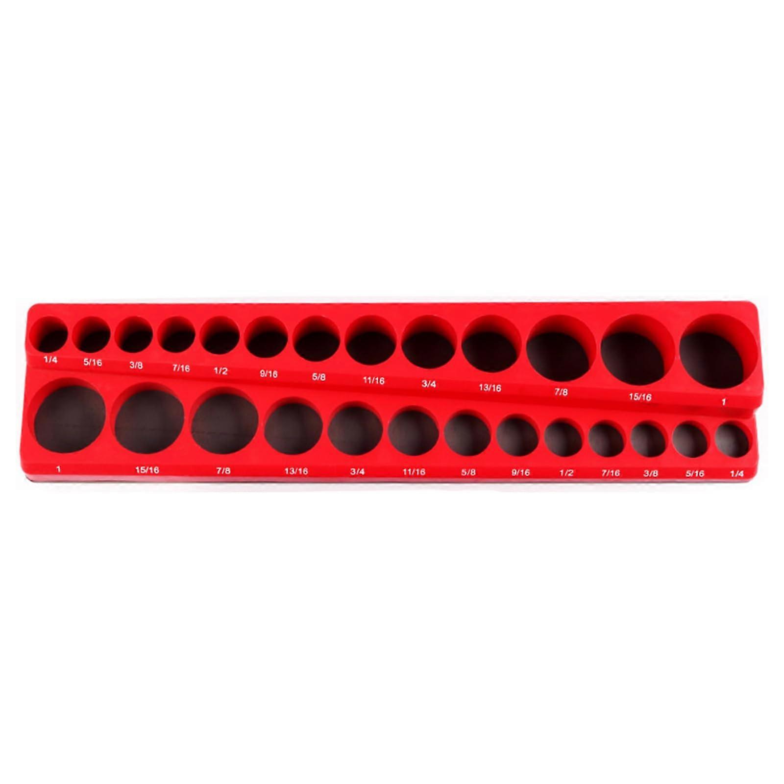 Bit 16/26 Hole Drill Bit Holder Tray Storage For 1/2 In 1/4 In 3/8 In Bits Zhongfei