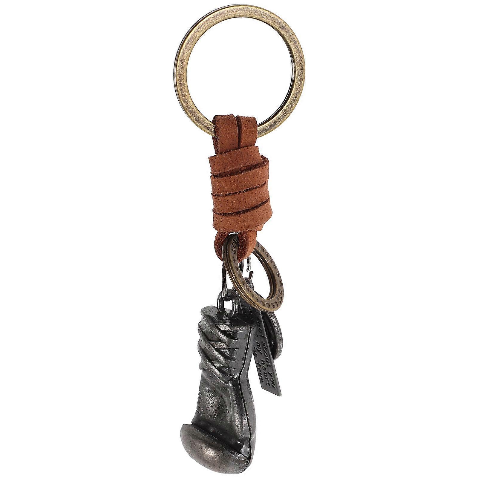 Assorted Color Handcrafted Western Keychain Unique Retro Style Key Holder Bag Charm 3.5 Inch