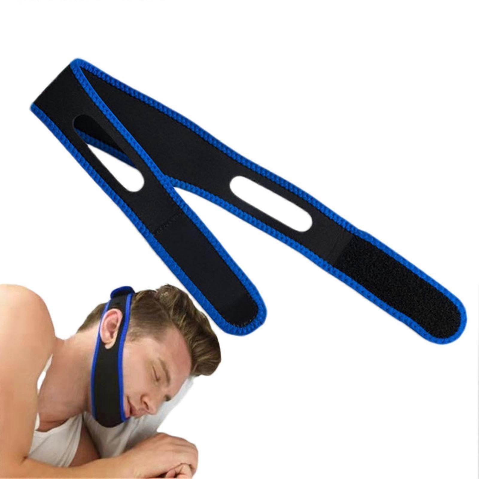 Jaw Strap for Sleeping Anti Snoring Chin Strap Adjustable One Size Women's Headband Highly Elastic Sleep Aid