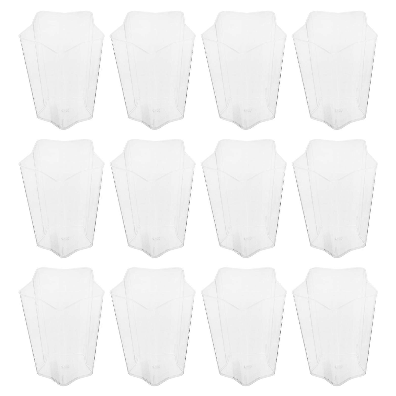 Dessert Cups for Storing with Elegant Design and Workmanship Transparent 25Pcs