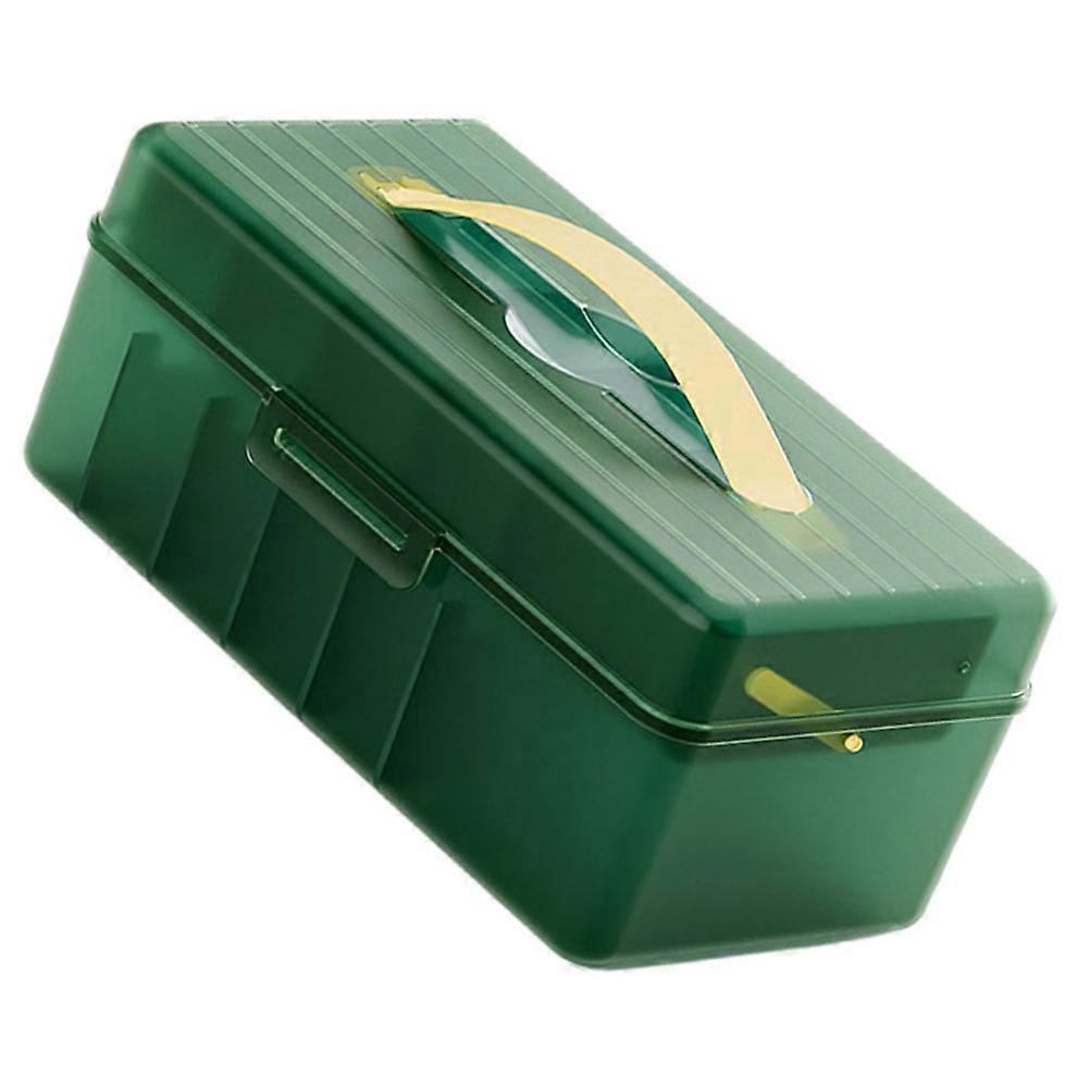Cord Organizer Electronics Storage Bin For Home Use .50X14.00X10.50CM Double Layer Design 1Pcs