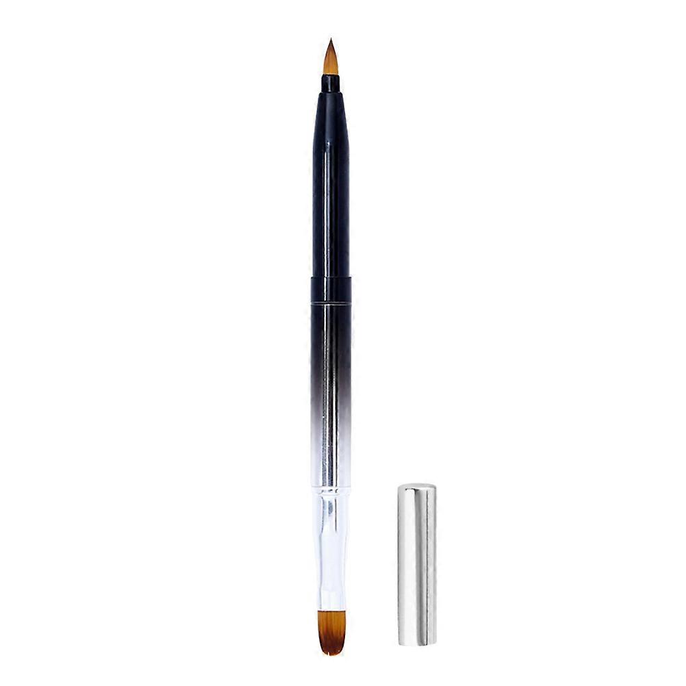 It sounds like you're describing a product listing for a **retractable lip brush**—possibly for use with lip gloss, lipstick, or lip stain. Here's a