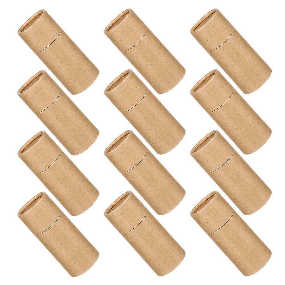 12pcs Kraft Paper Tubes for Essential Oil Bottles Elegant Packaging Box for Incense Accessories with Versatile Chic Design for Special Occasions