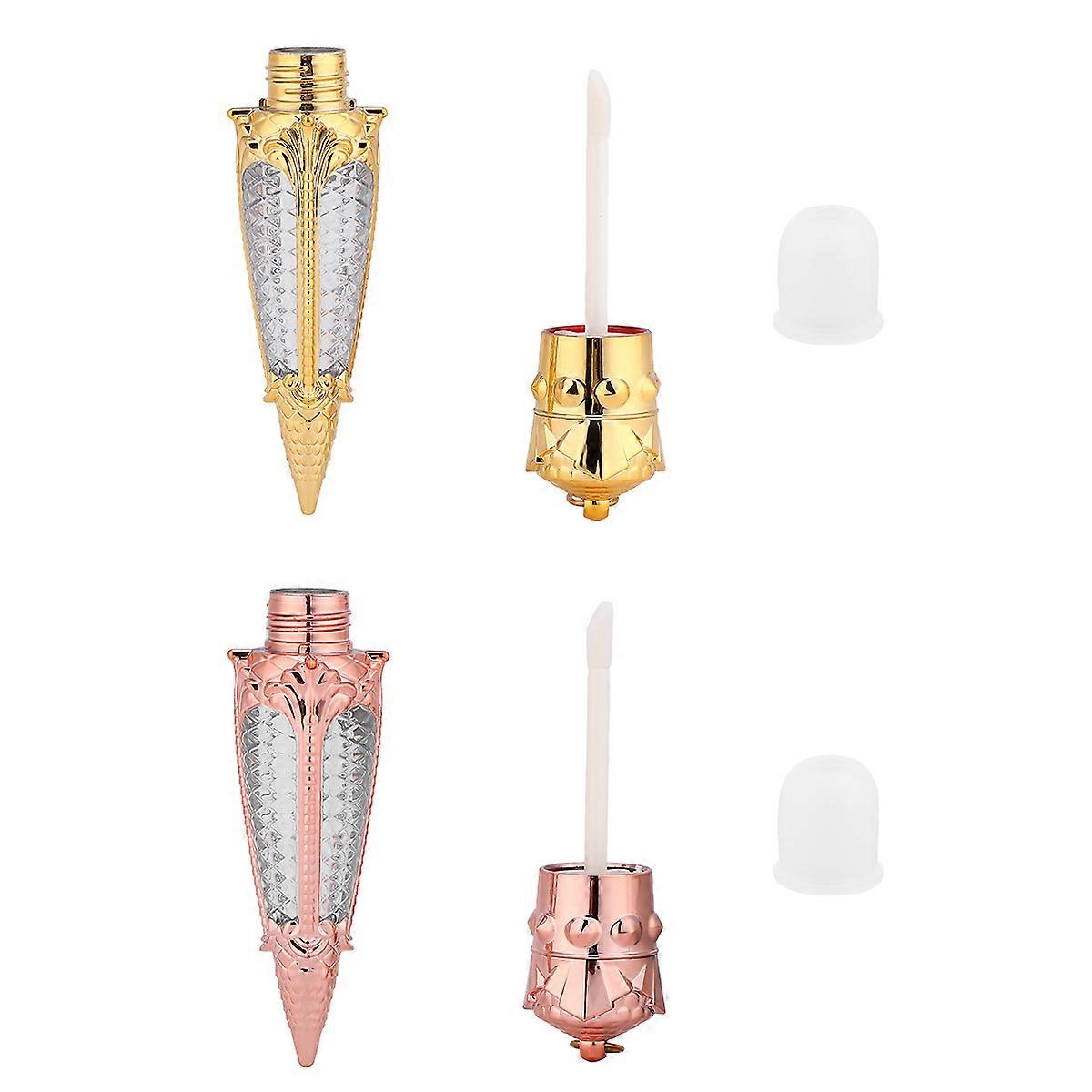 Empty Lip Gloss Bottles Makeup Bottles for Storage 2Pcs