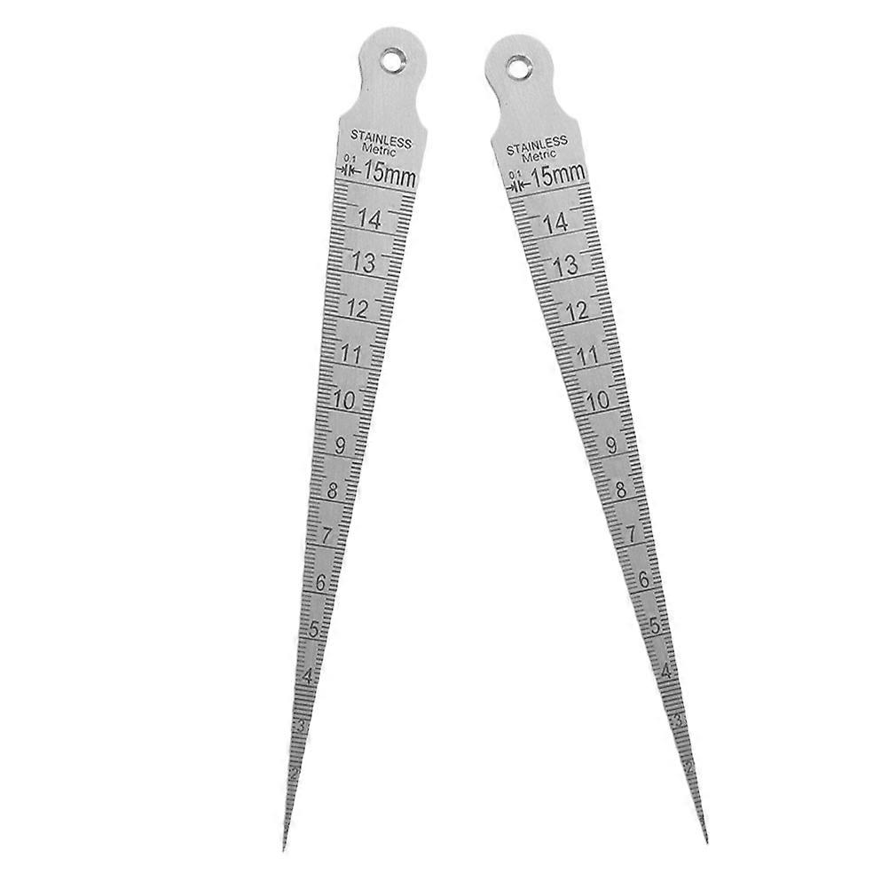 Thickness Measurement Tool For Professionals And Hobbyists In Maintenance Work With Durable Stainless Steel Design 2Pcs