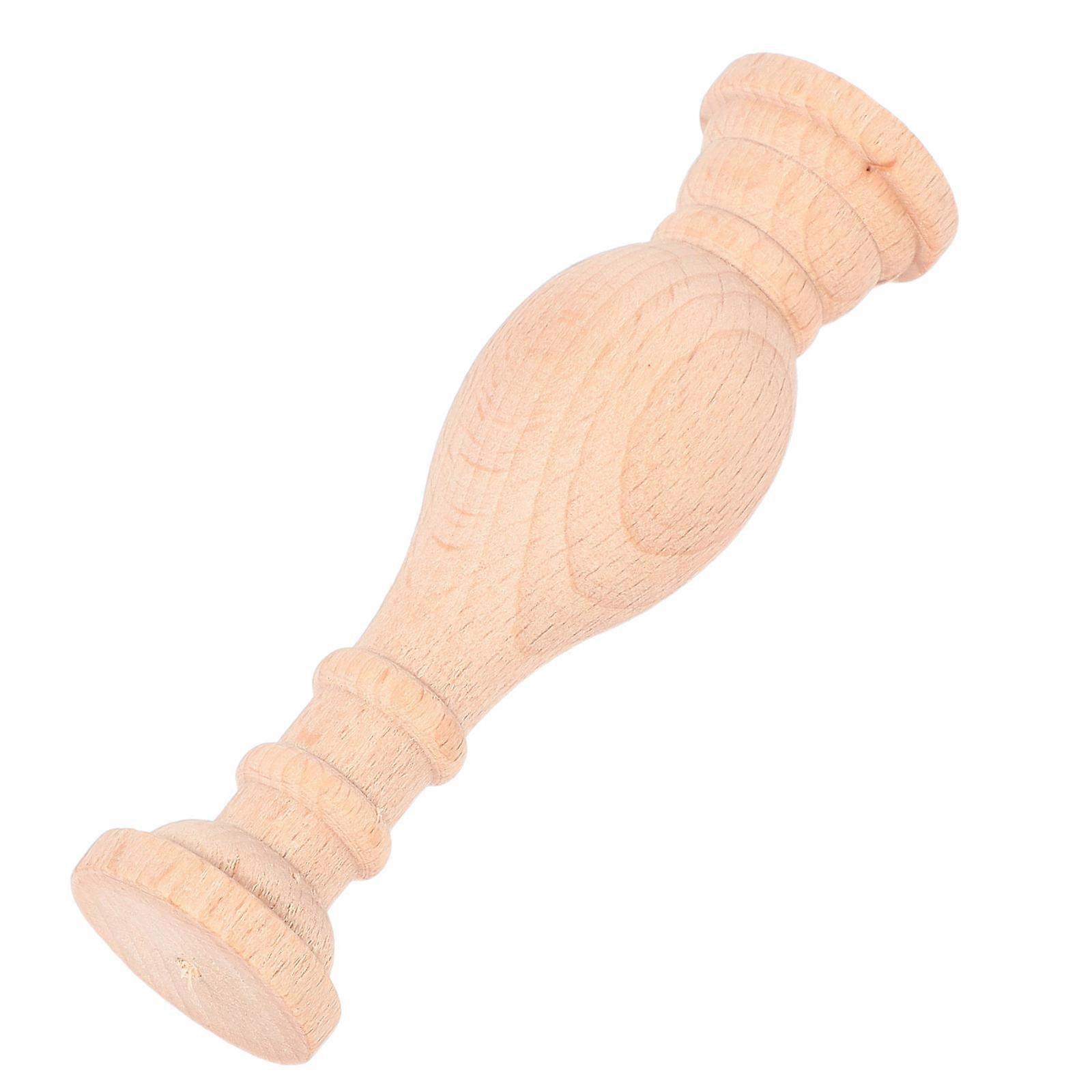 Unfinished Decorative Spindles, Unpainted Craft Pillars for DIY Projects, Functional European Style Balusters for Wine Cabinets & Wardrobes
