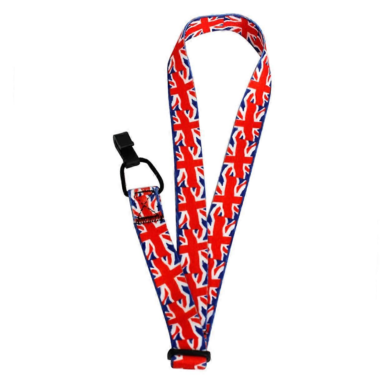 Practical Ukulele Strap Adjustable Length for String Instruments, Soft Fabric, Durable, Stylish Design, Compatible with All Ukuleles