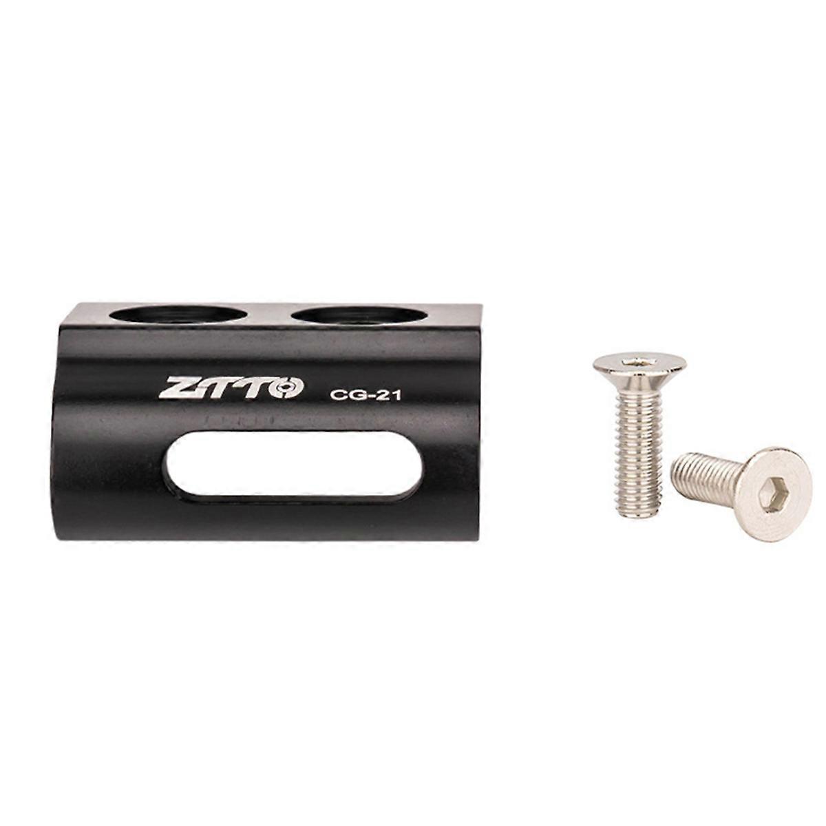 Aluminum Alloy Bicycle Front Derailleur Hanger for Gravel & -Country Bikes Carbon Frame Compatible Direct Moun Black