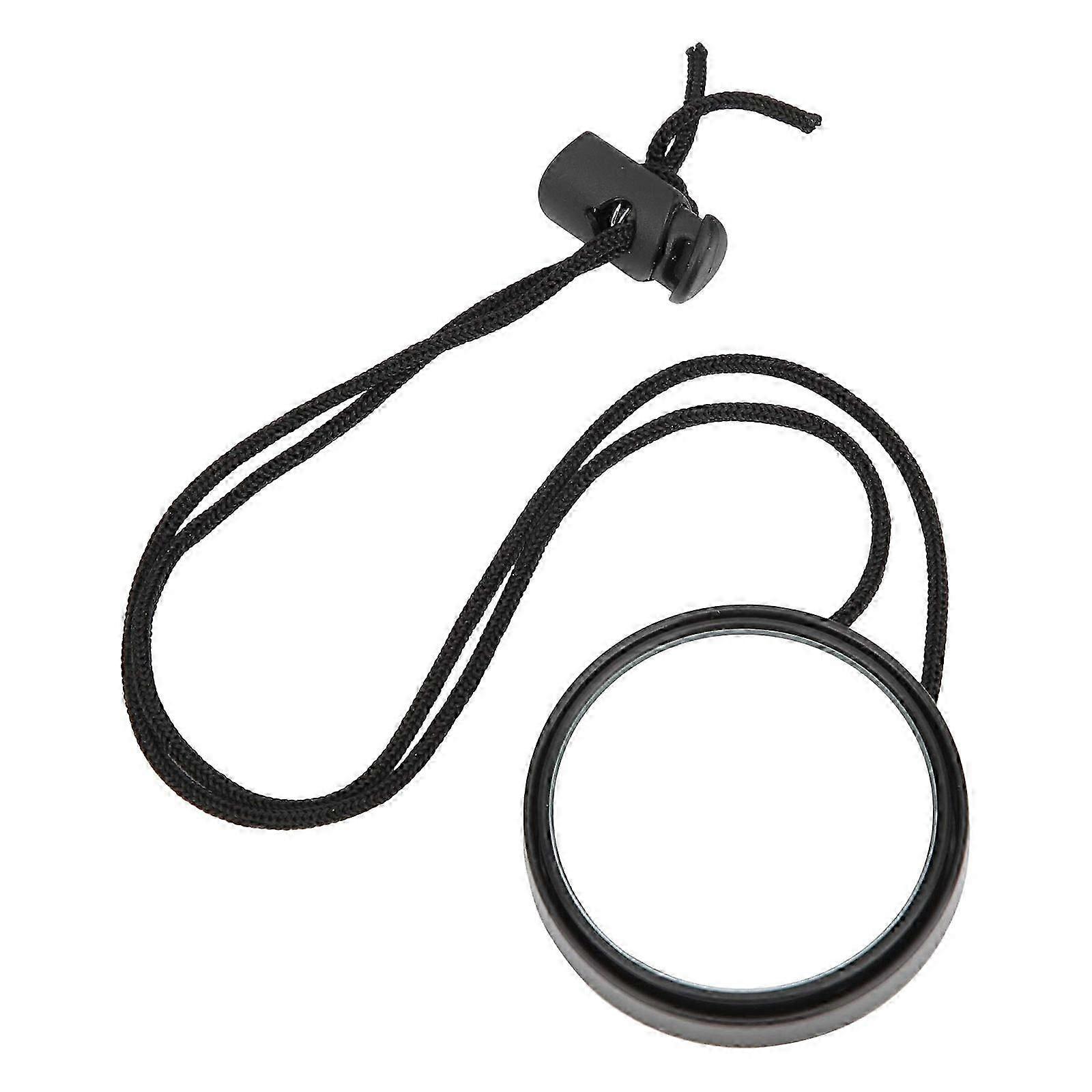 Diving Rearview Mirror Full Rear View Adjustable Strap Sidemounted Jackets Clip Small Swimming Mirror Easy to Use White