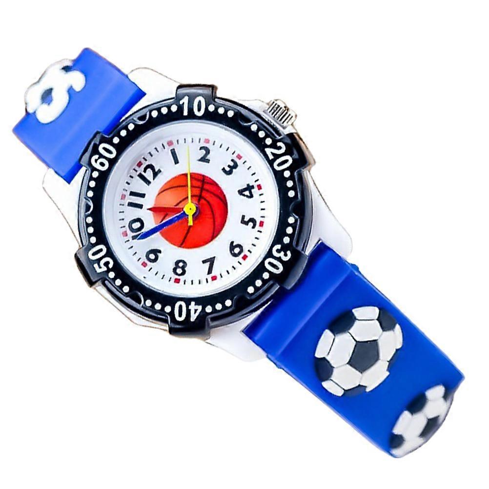 Children Digital Watch Featuring Round Shape And Cartoon Style Ideal For Daily Use Silicone With Time Reading Function In 1Pack