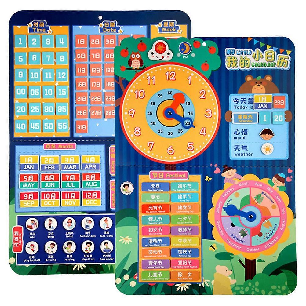 a product description for your **Creative Weather Calendar For Early Educational Wall Hanging Calendar Chart**, tailored for preschool learning and