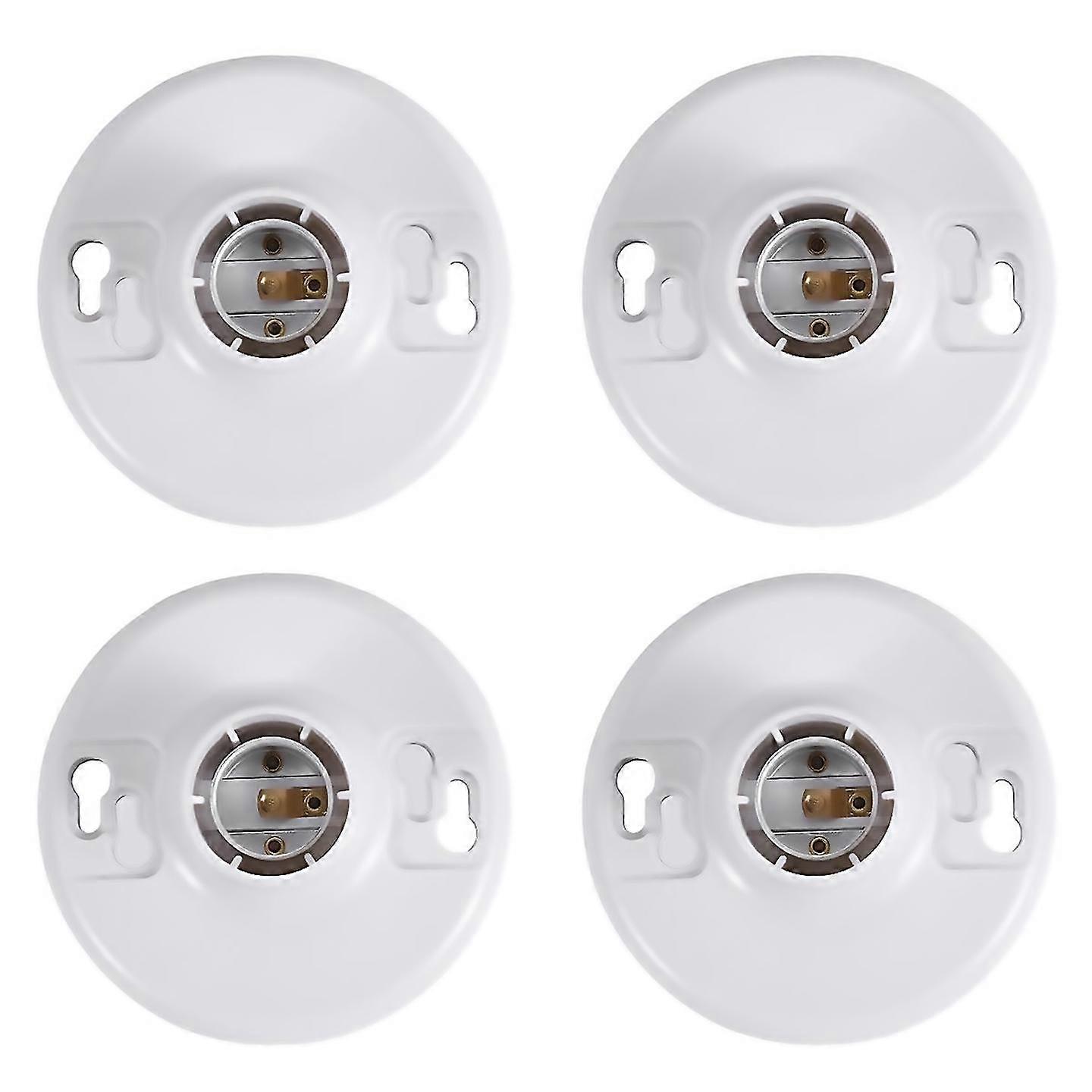 For 4 pcs 660w 250v medium base e26 lampholder keyless top lamp holder