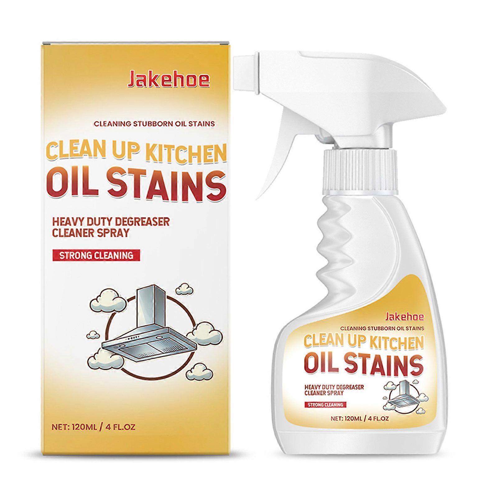 Heavy Duty Kitchen Degreaser Spray Powerful Oil Stain Remover for Stove Top Sink Multi-Surface Cleaner