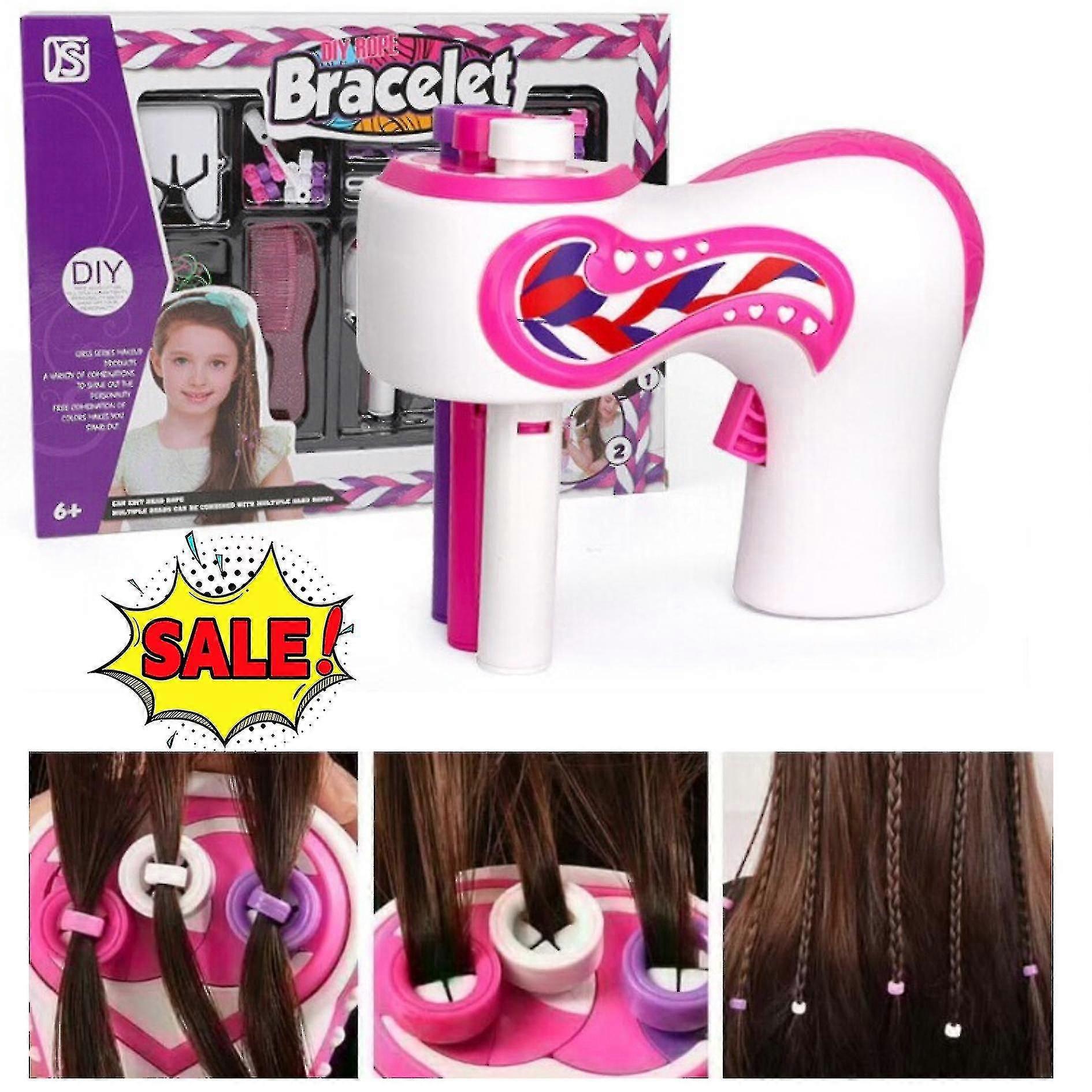 Oradrem Automatisk Hårdekoration Flätare Styling DIY Verktyg Elektrisk Frisyr