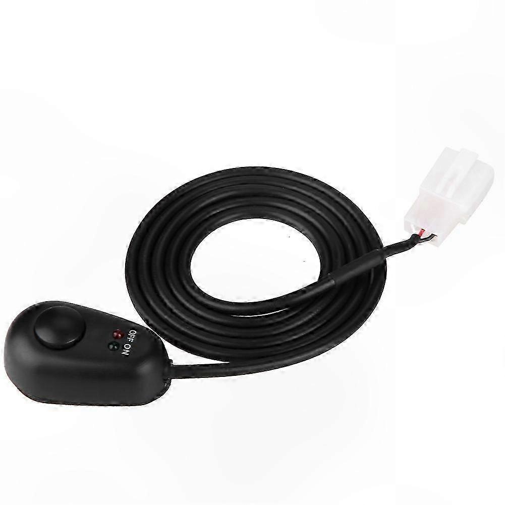 12V LED Push Button Switch with Dual Color Indicator Lights for Water Drop Shape Design