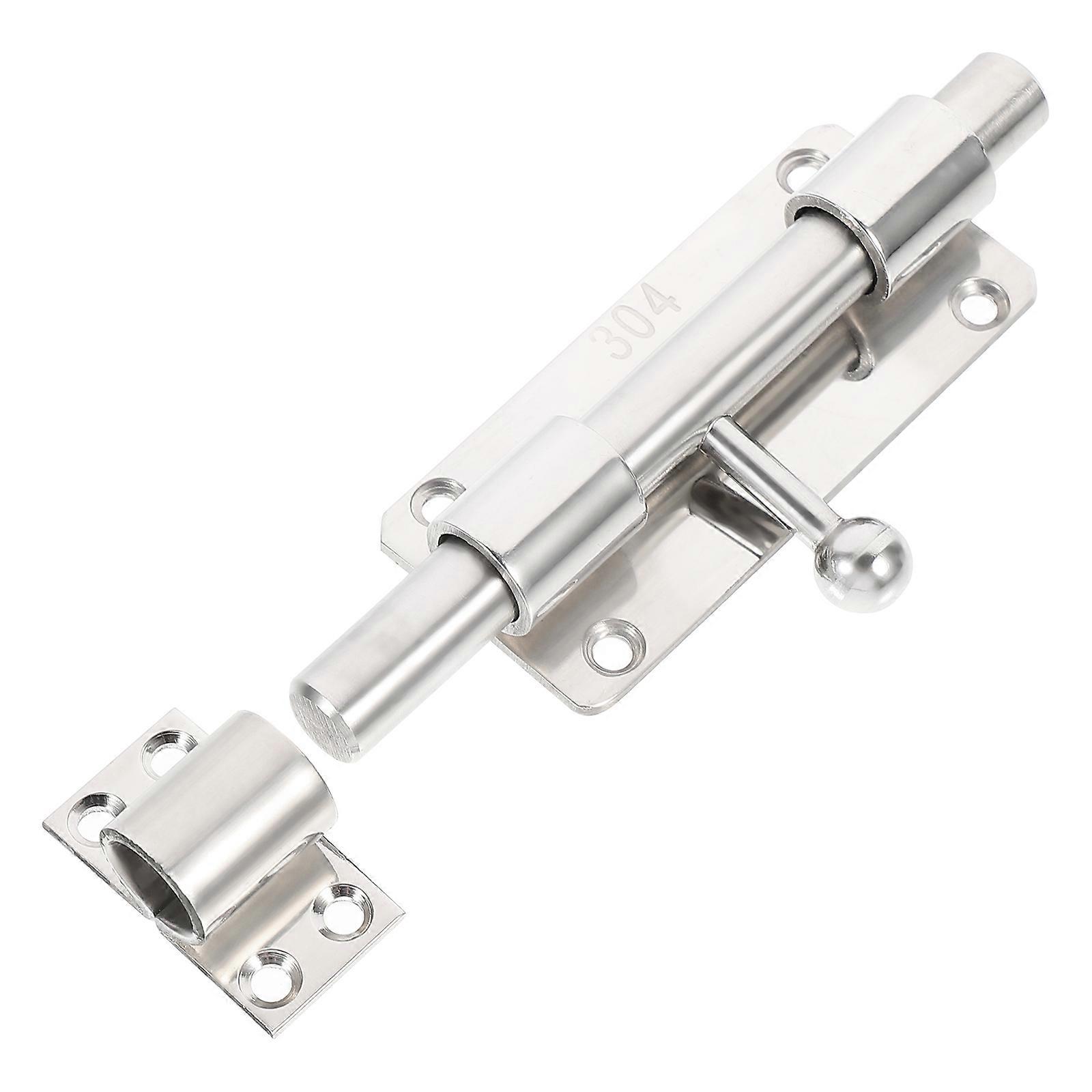Durable Stainless Steel Door Lock with Keyhole Bolt Thickened Window Latch Enhanced Security for Bathrooms Bedrooms Fitting Rooms Easy Installation