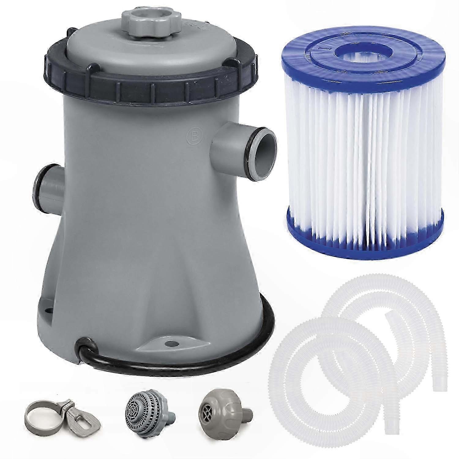 Swimming Pool Filter Pump 1249L/H for Inflatable Pools with Easy Setup and Maintenance Features
