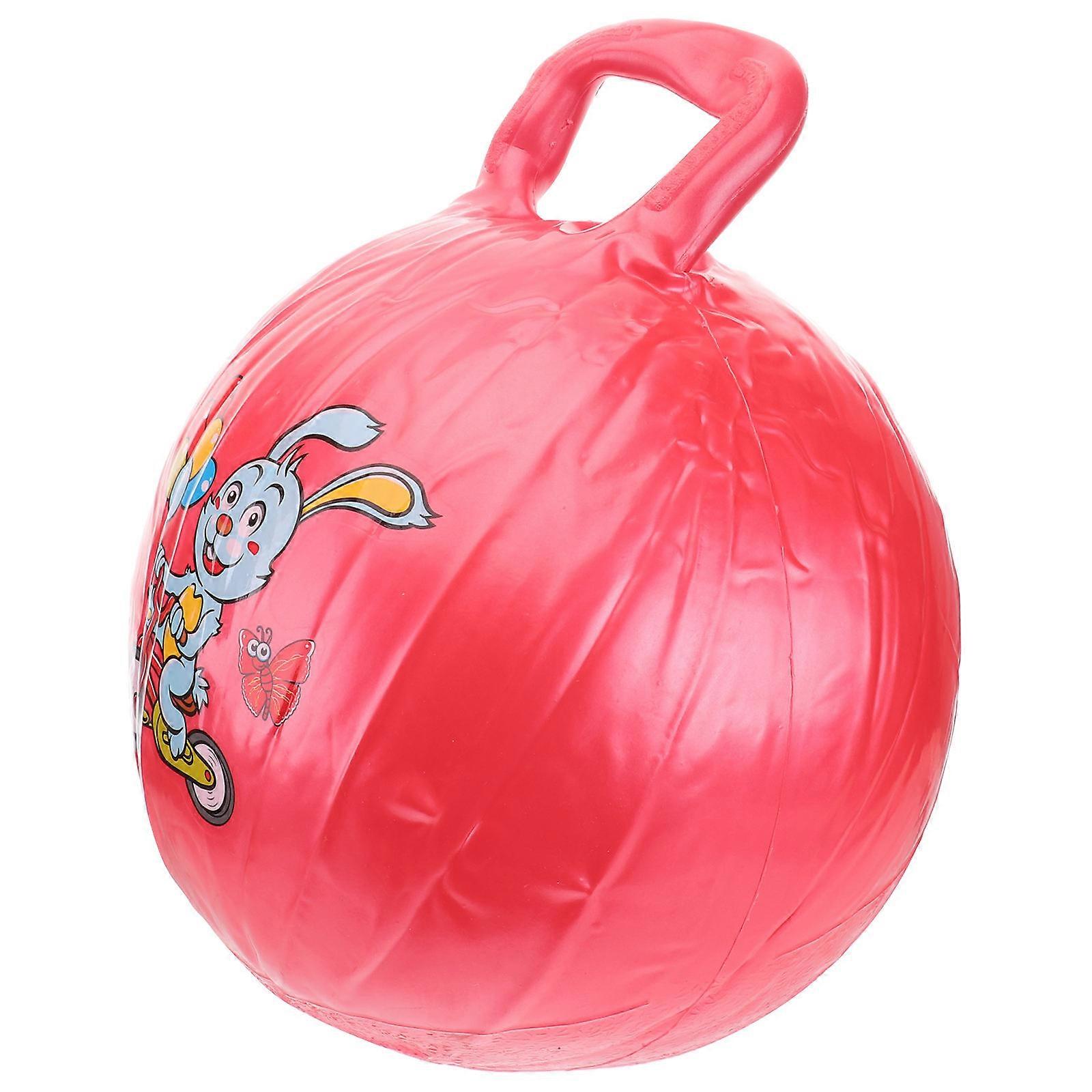 Educational Handle Ball Kids Toy for Children Indoor Play Pvc Material Convenient to Carry 1Pack