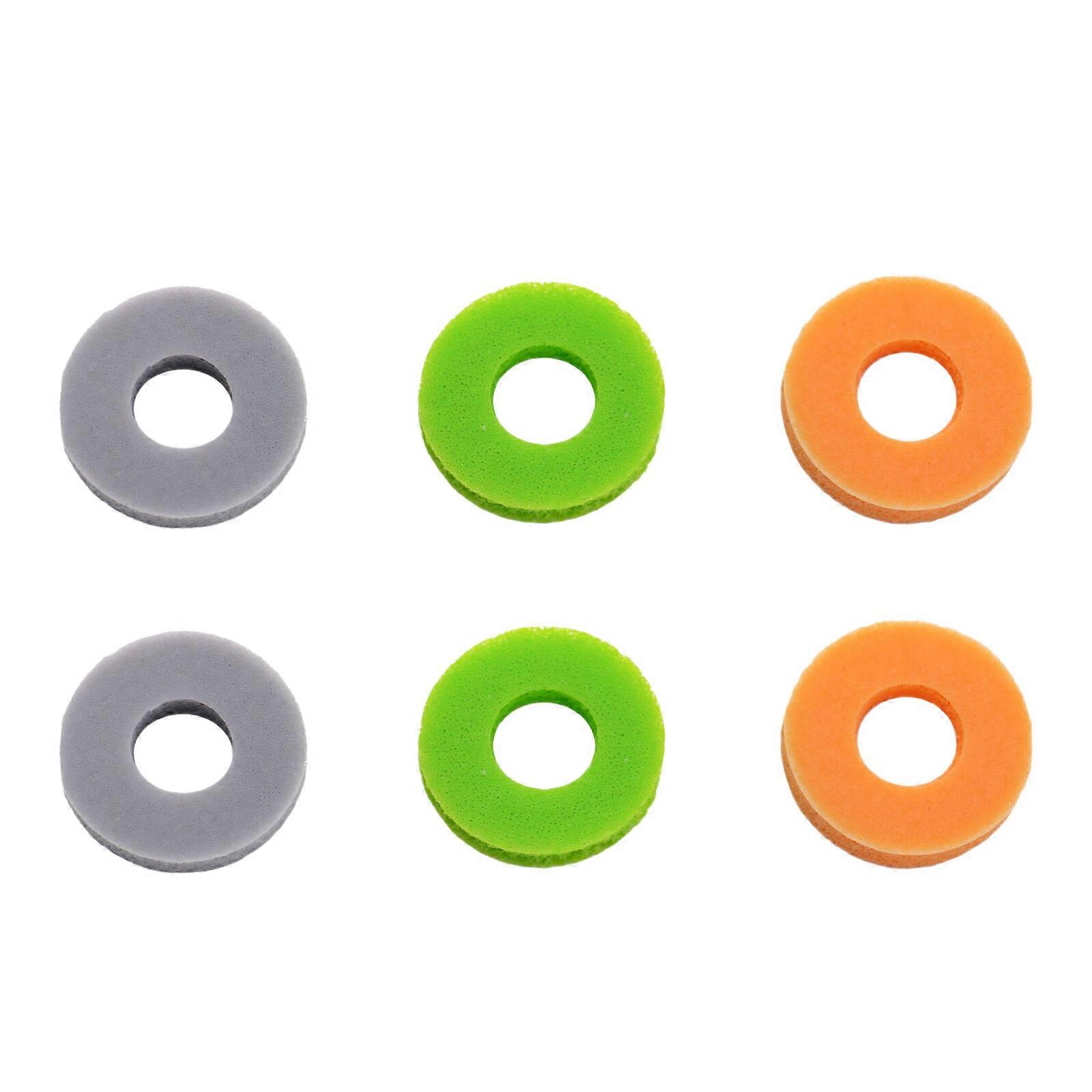 6pcs Controller Auxiliary Rings Silicone Motion Control Rings Aim Assist Rings for Game Controller Multicolor