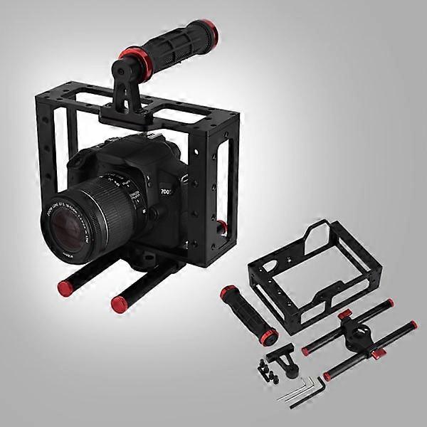 Aluminum Alloy DSLR Camera Cage with Top Handle Shoe, Camera Accessory