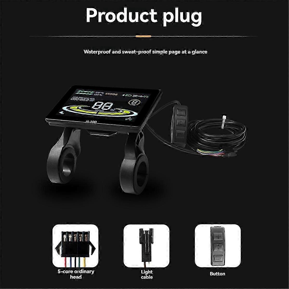 H-100 Color Screen Meter With 26A Tri-mode Sine Wave Kit