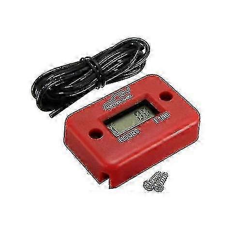 Motorcycle Timer Lcd Digital Display Engine Gasoline Maintenance And Repair Induction Timer Waterproof