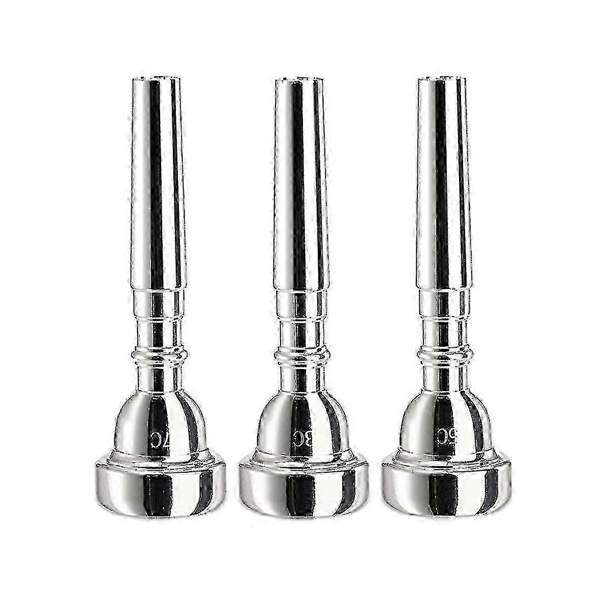 Trumpet mouthpieces, 7C/5C/3C three-piece set, suitable for beginners and professionals
