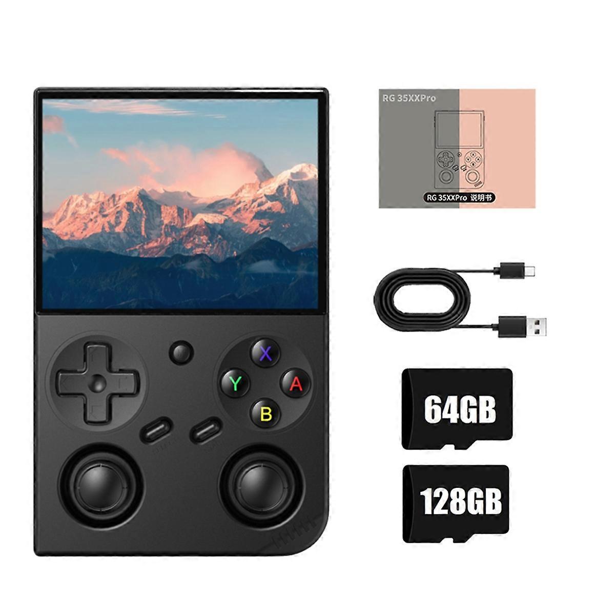 RG35XX PRO Video Game Console 64G+128G 13000+Games 3.5In IPS Linux Support TV Output Game Player Support 30+Emulators A
