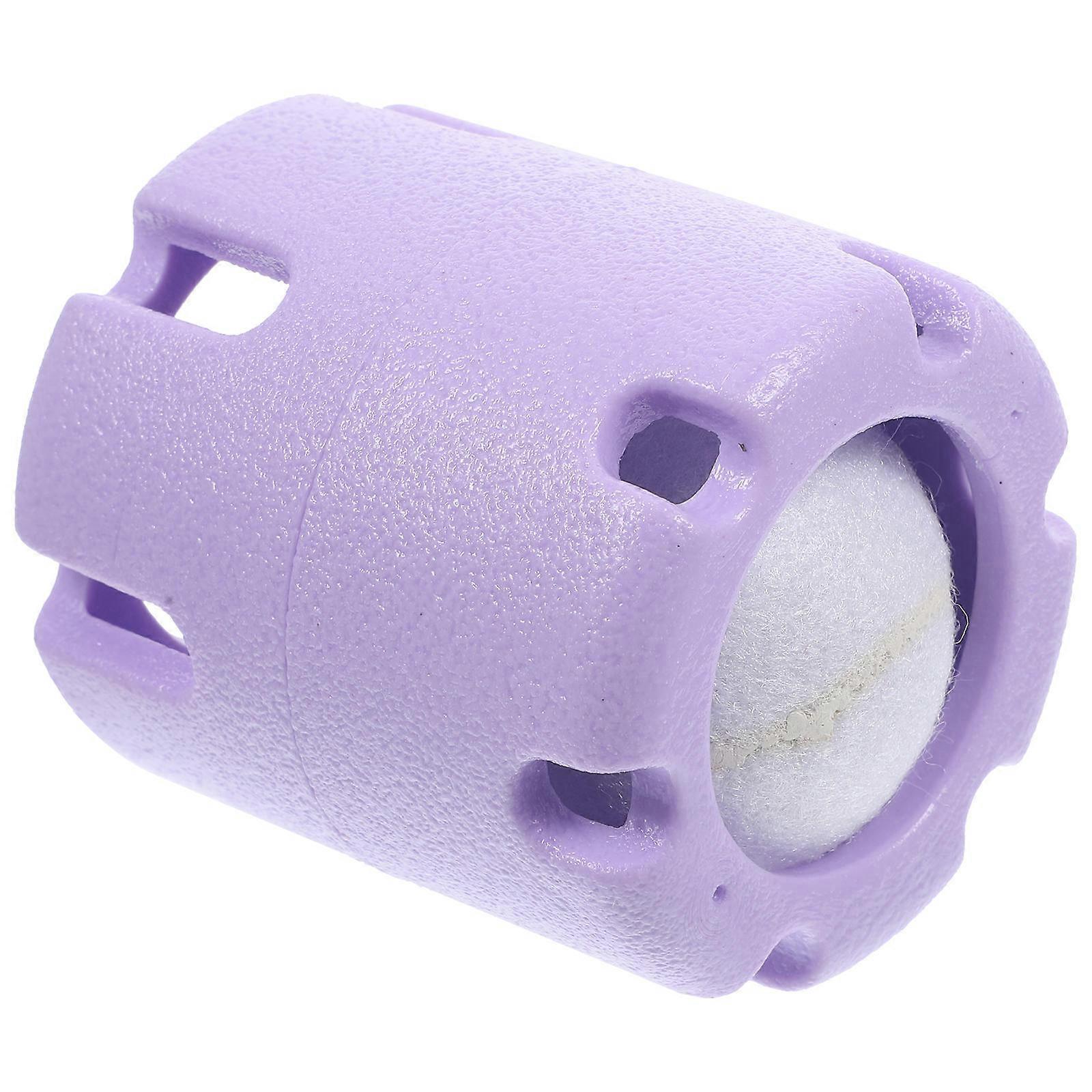 Puppy Tumbling Toy For Small Dogs Separation Anxiety Relief Durable Violet Rubber 1 Set