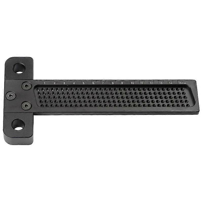 Fonepro 1 Pcs T-Type Ruler Carpentry Aluminum Alloy Ruler, Woodworking Measuring Tool Wood Marking Measuring T-Type Ruler, Scribing Tool