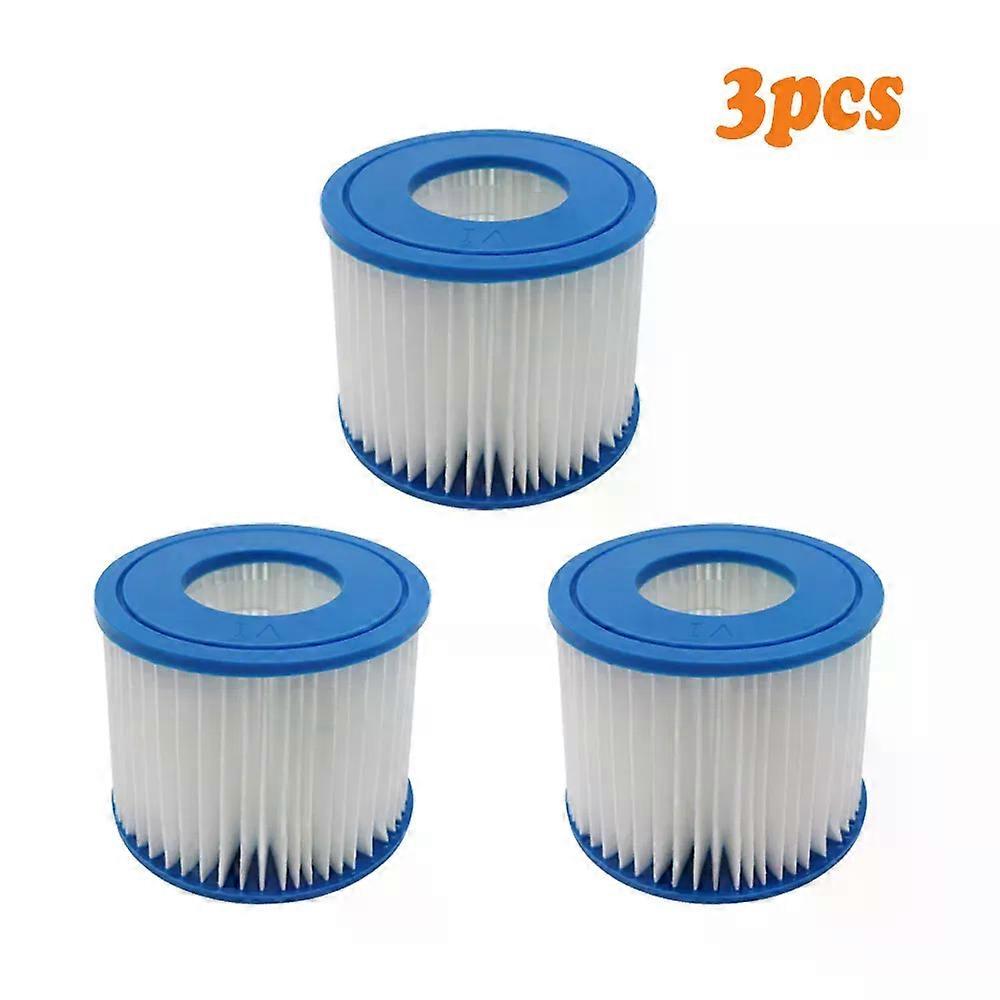 1-6pieces Replacement Swimming Pool Filter Suitable for Flowclear Filter Cartridge Lay-Z-Spa - Miami Vegas Palm Springs