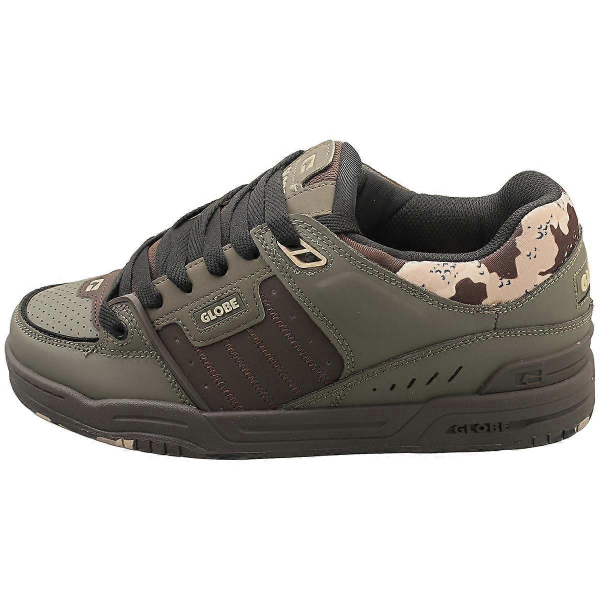 Globe Fusion Herren Skate Sneaker in Mud Camouflage