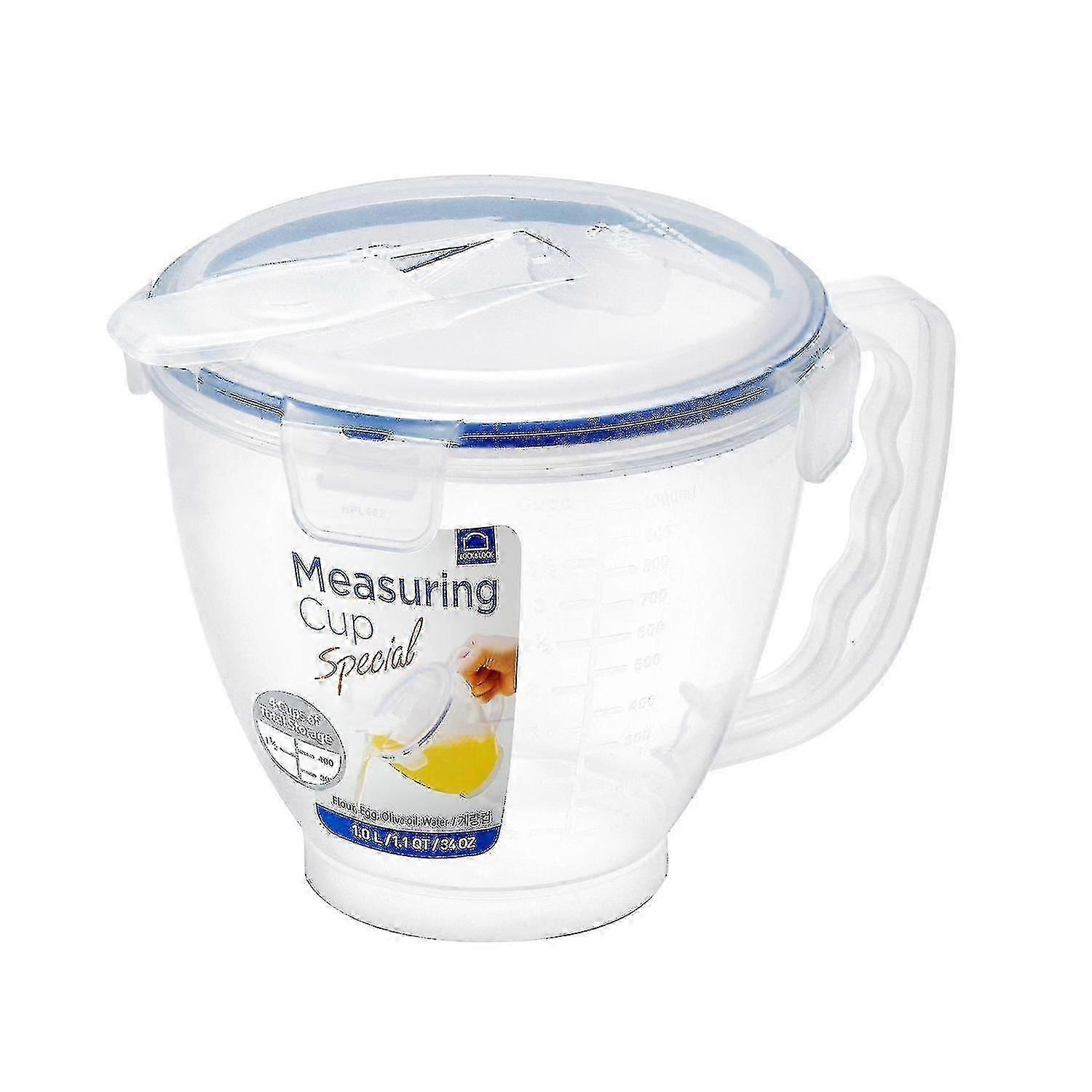 Lock & Lock Measuring Cup 1L Clear Kitchen Jug for Liquid Baking Cooking