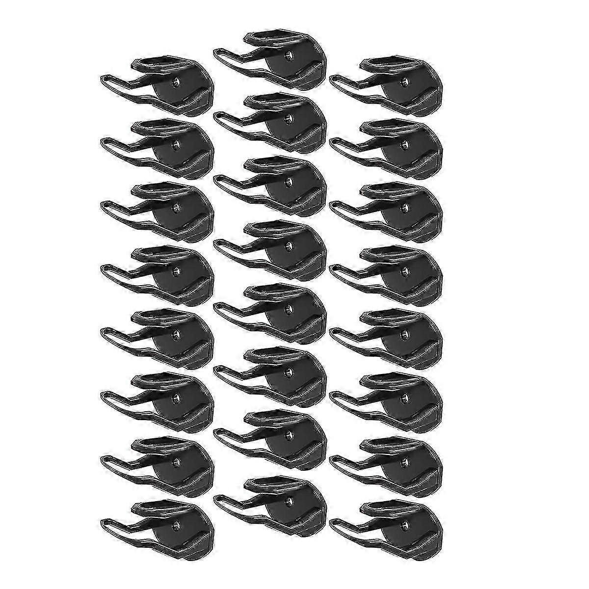 24 Hat Hooks for Wall Mounting, Space Saving Hat Rack Organizer