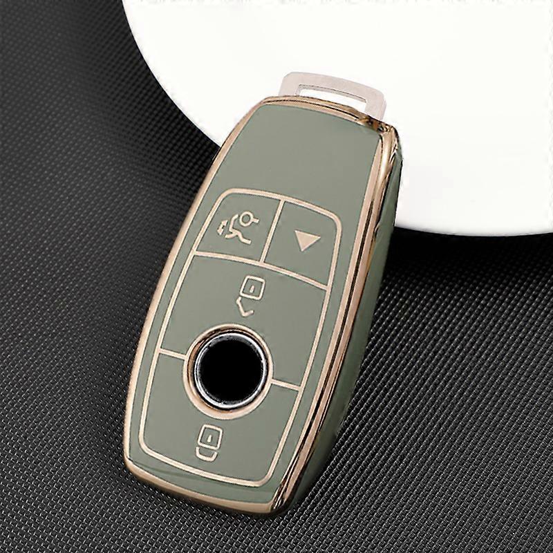 2 3 4 Buttons TPU Car Key Cover with Remote Control Case for Mercedes Benz ACESG Class GLC CLE CLA W177 W205 W213 W222 X167 AMG~04130