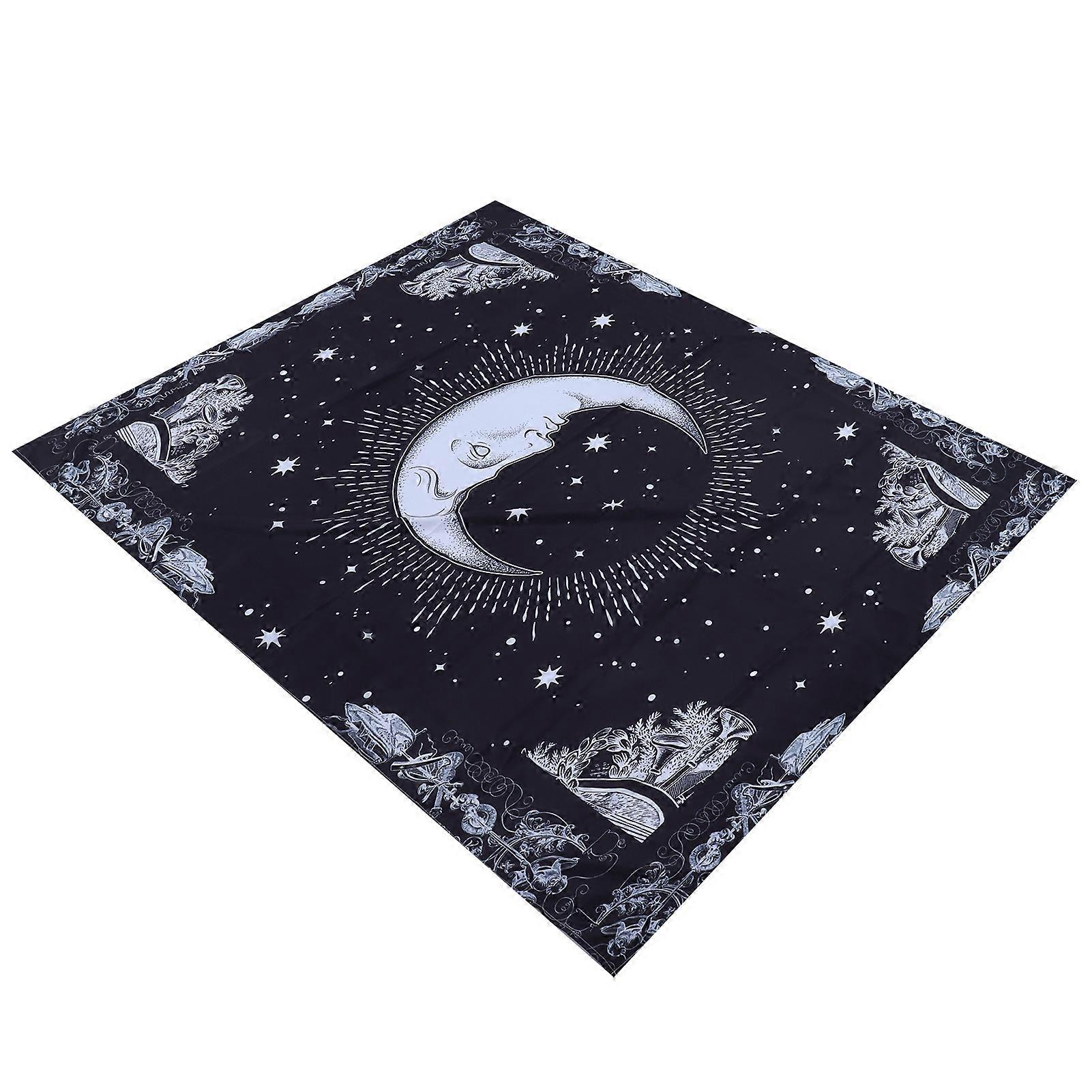 Moon Pattern Wall Hanging Tapestry 150x130cm Polyester Decor