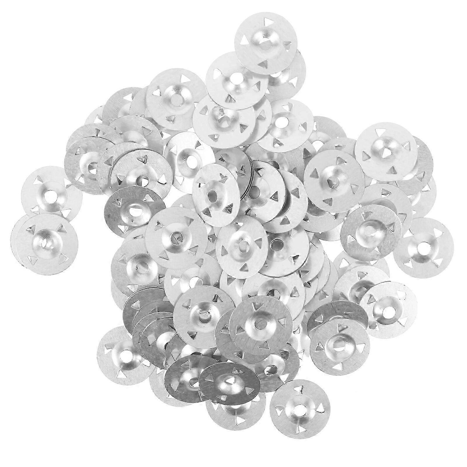 2025 100pcs Foam Board Washers Foam Board Metal Fasteners Washers for Fixing Fastening Installation
