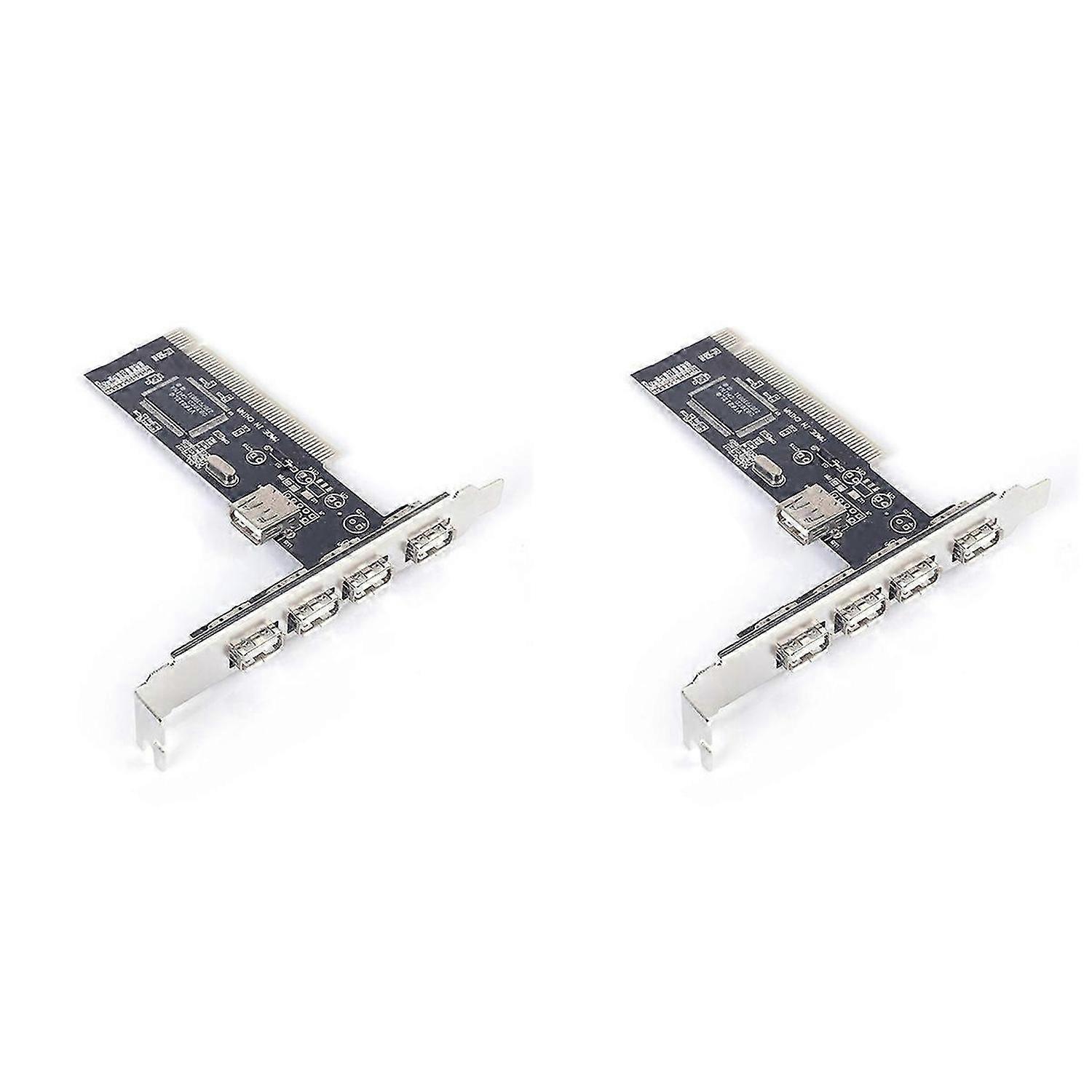 USB 2.0 4 Port VIA HUB PCI Cards for Vista ME XP 2000 98 SE