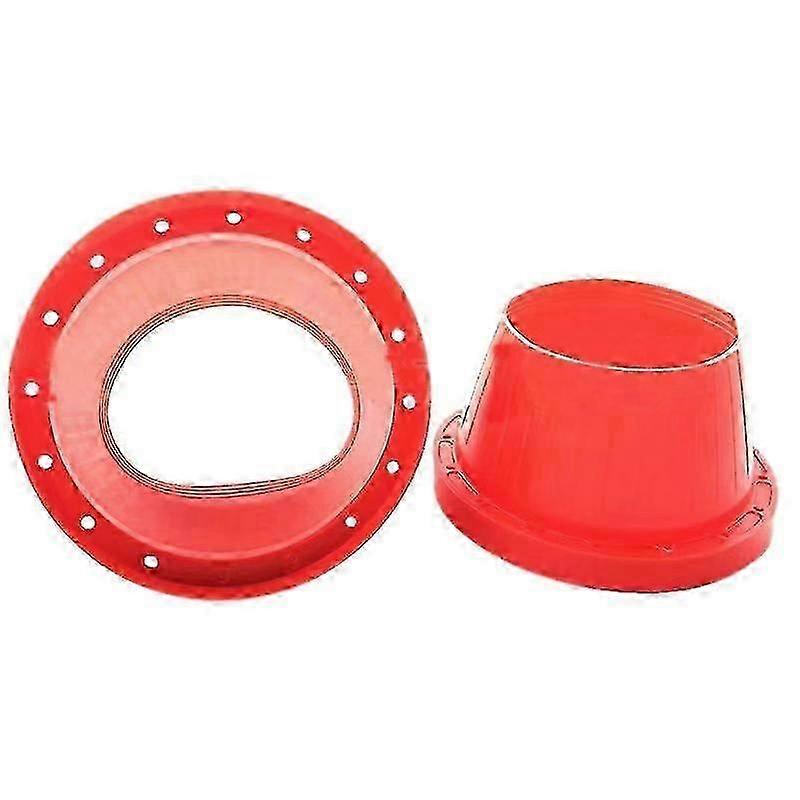 2Pcs 6.5 Inch Universal Car Speaker Waterproof Cover Speaker Silicone Sound Insulation and Heat Insulation Gasket