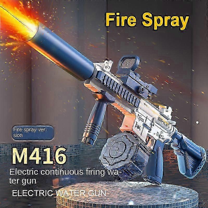 M416 Wasser pistole elektrische Pistole schieen Beleuchtung Spielzeug pistole voll automatische Sommer Pool Strand Spielzeug fr Kinder Kinder Jungen M