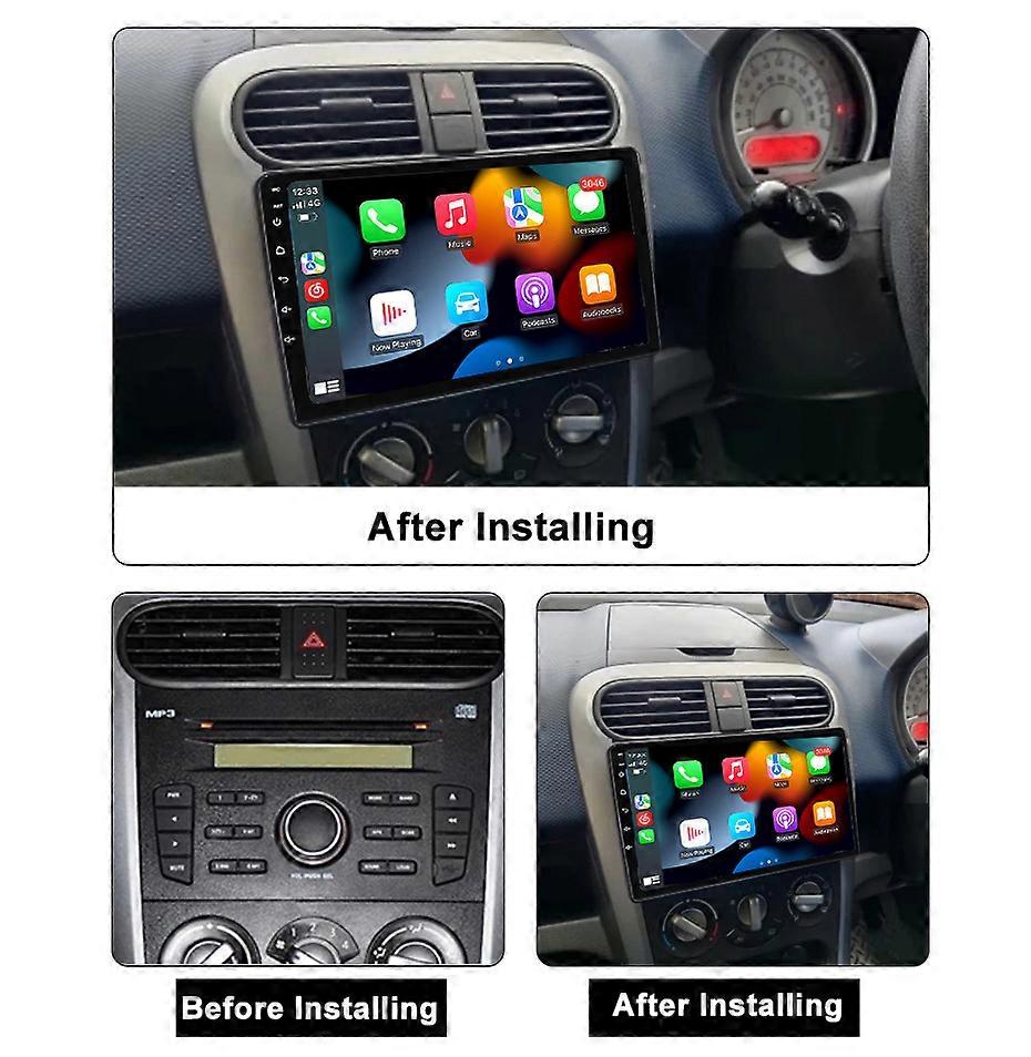 Car Multimedia Player For Suzuki Splash para Opel Agila Maruti Ritz 2008 - 2017 CarPlay Android Auto Stereo Radio GPS Navigation Autoradio Bluetooth