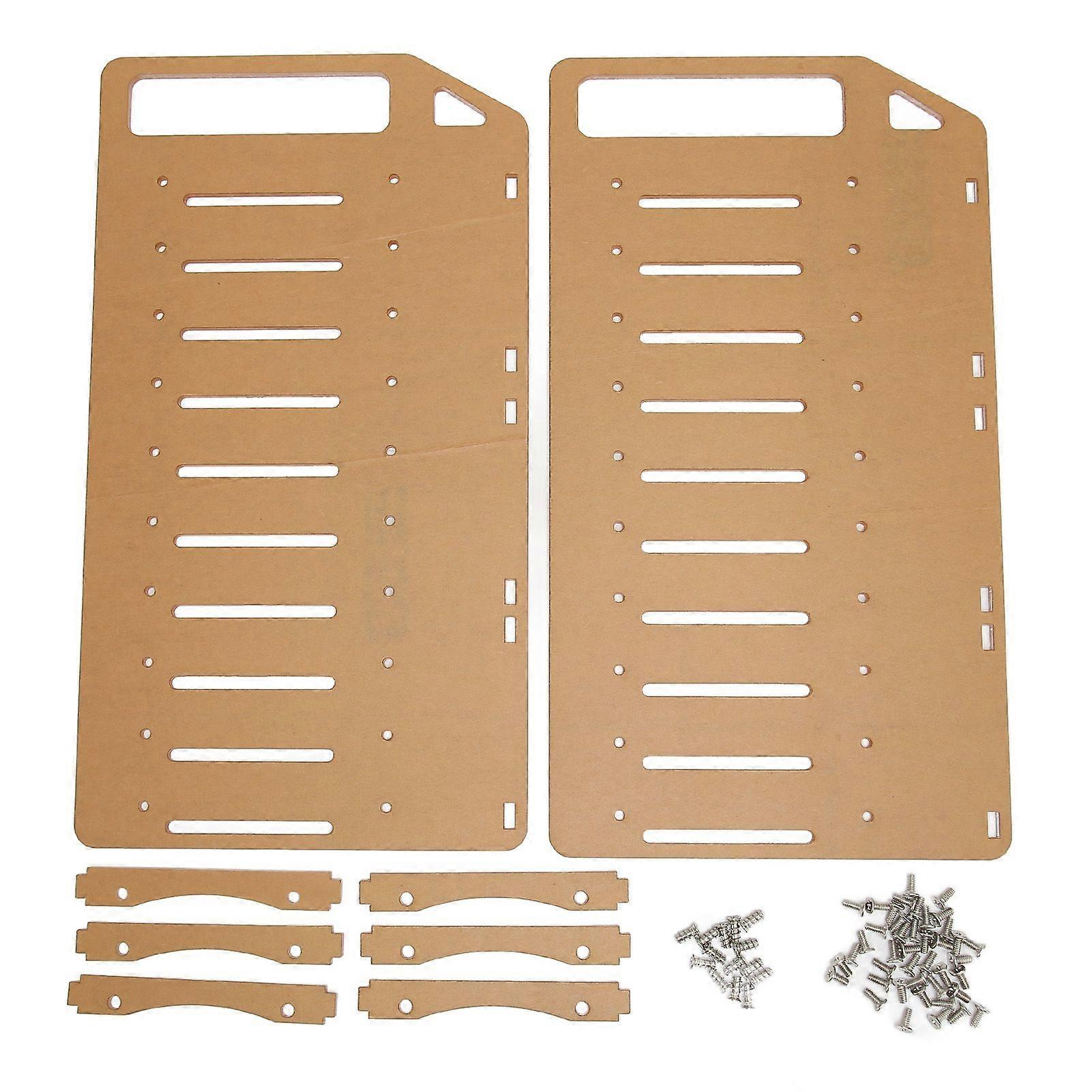 DIY Hard Drive Bracket Multi Layer Accurate Mounting Hole DIY Acrylic Hard Disk Rack for Desktop 10 Layers