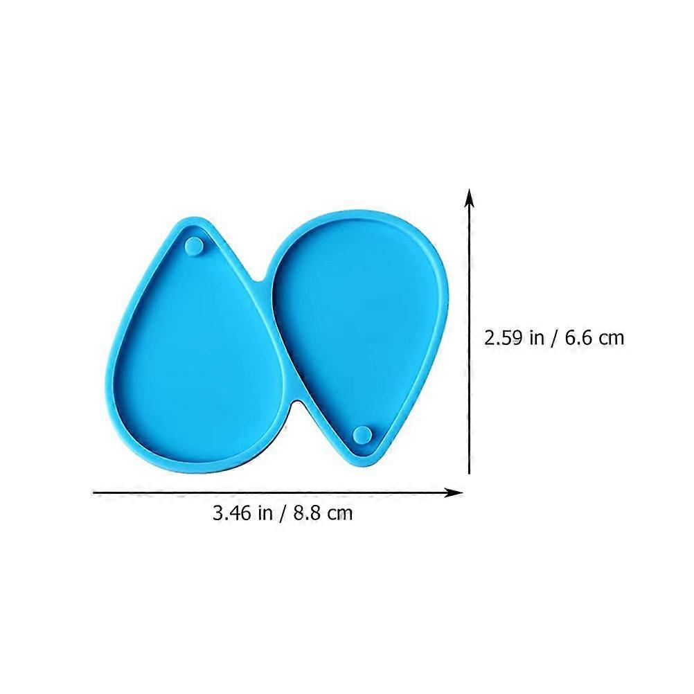 Water Drop Shape Earring Molds for DIY Crafting 4Sets Silicone Pendant Molds